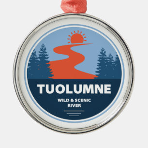 Ornement En Métal Tuolumne Wild Et Rivière Pittoresque Californie