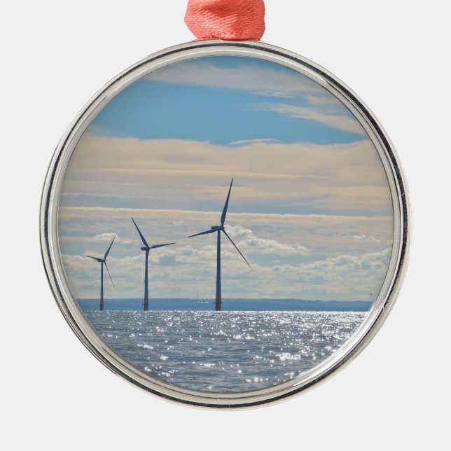 Ornement En Métal Turbines éoliennes (Devant)