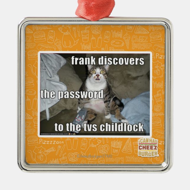 Ornement En Métal TV Childlock (Devant)