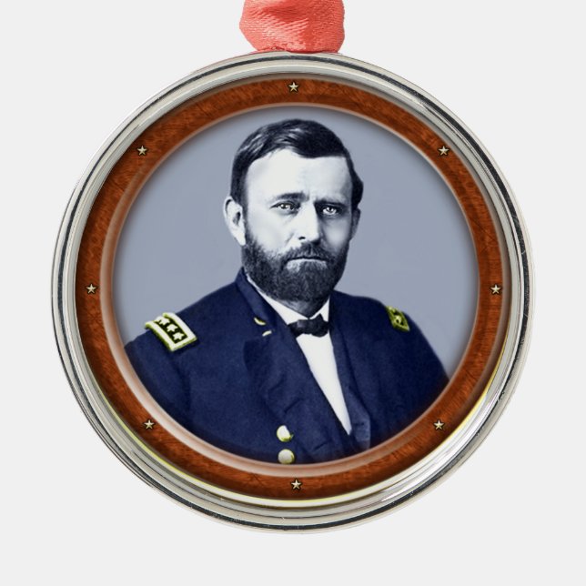 Ornement En Métal Ulysse S. Grant (Devant)