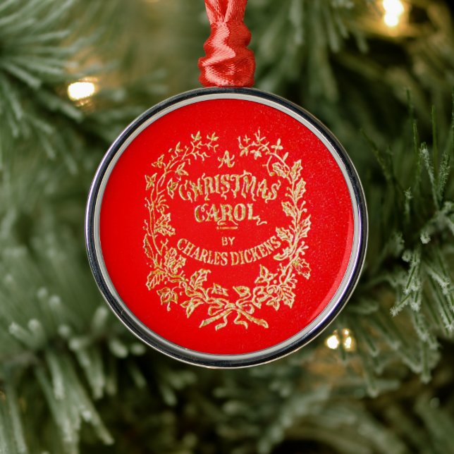 Ornement En Métal Un Carol de Noël | (Arbre)