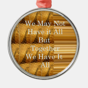 Ornement En Métal Un message inspirant avec la conception africaine 