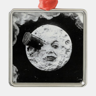 Ornement En Métal Un voyage à la lune