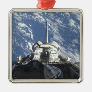 Ornement En Métal Une vue partielle de Space Shuttle Atlantis