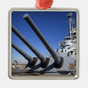 Ornement En Métal USS Alabama Cuirassé à la mémoire de Battleship 2