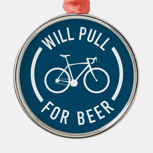 Ornement En Métal Va Tirer Pour Le Vélo De Bière (Devant)