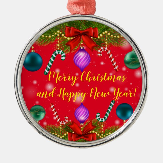 Ornement En Métal Vacances (Devant)