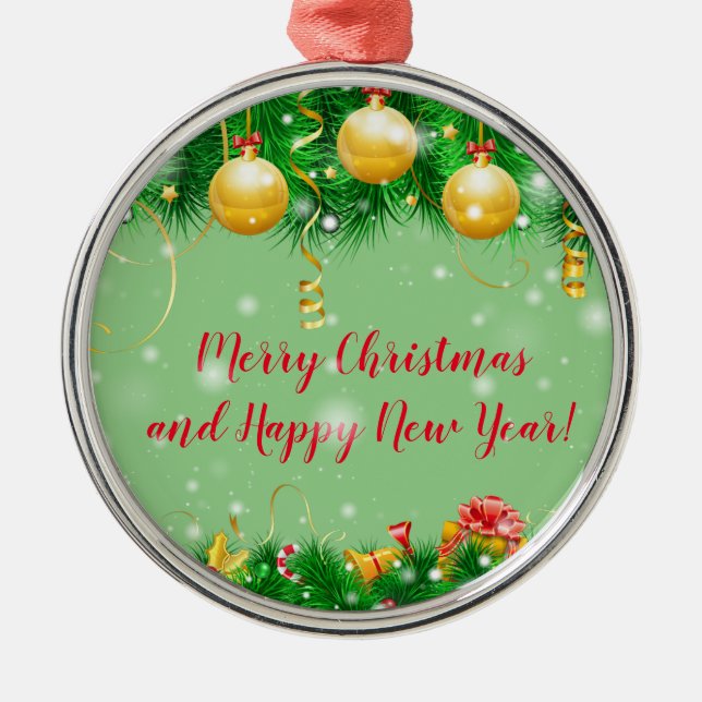 Ornement En Métal Vacances (Devant)