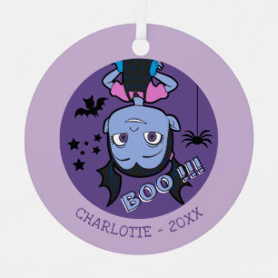 Ornement En Métal Vampirina   Badge Boo Purple