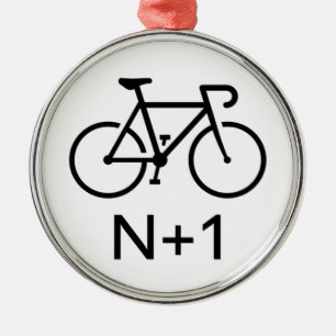 Ornement En Métal Vélo N+1