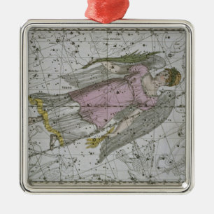 Ornement En Métal Vierge, "d'un atlas céleste", pub. en 1822 (col