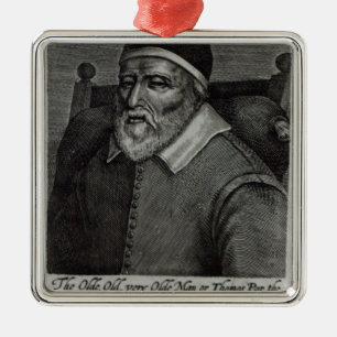 Ornement En Métal Vieux Parr de Tom, 1635