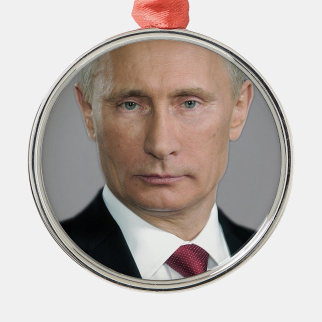 Ornement En Métal Vladimir Poutine (Devant)