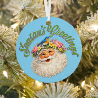 Vœux de la saison - Père Noël de printemps