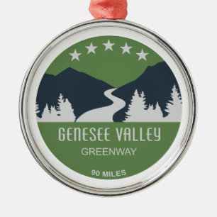 Ornement En Métal Voie verte de Genesee Valley New York