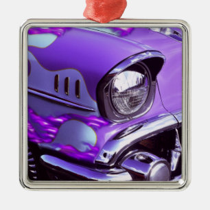 Ornement En Métal Voiture classique : Chevrolet avec le capot