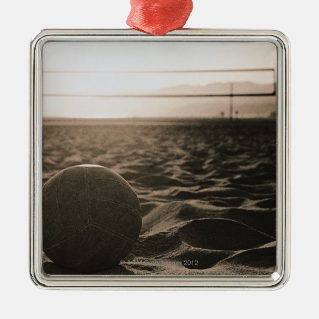 Ornement En Métal Volleyball dans le sable (Devant)