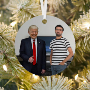 Ornement En Métal Vous avez rencontré le président Donald Trump   Aj