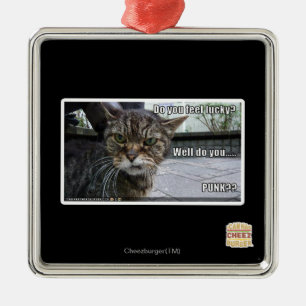 Ornement En Métal Vous sentez-vous chanceux ?