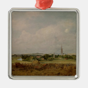 Ornement En Métal Vue de John Constable de Salisbury