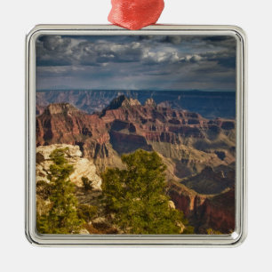 Ornement En Métal Vue depuis North Rim Visitor Centre - Grand