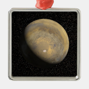 Ornement En Métal Vue globale de Mars