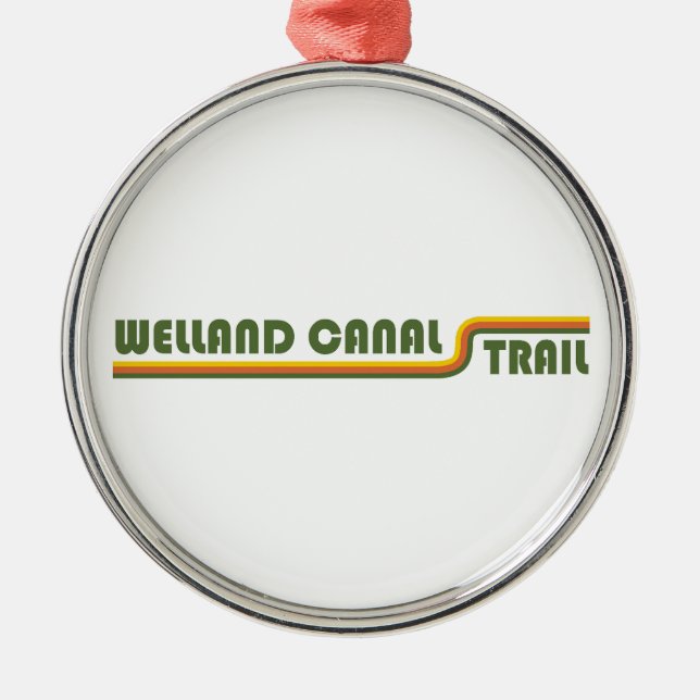 Ornement En Métal Welland Canal Trail Ontario Canada (Devant)