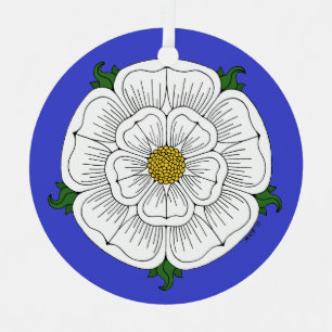 Ornement En Métal White Rose of York