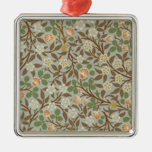 Ornement En Métal William Morris Clover Fleur botanique