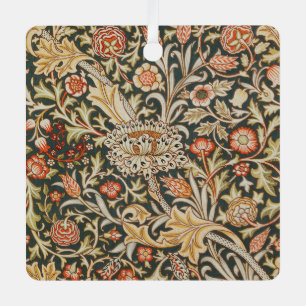 Ornement En Métal William Morris Trent Garden Fleur Classique Botani