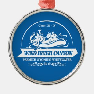 Ornement En Métal Wind River Canyon (rafting 2)