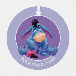 Ornement En Métal Winnie l'Ooh   Eeyore Smile