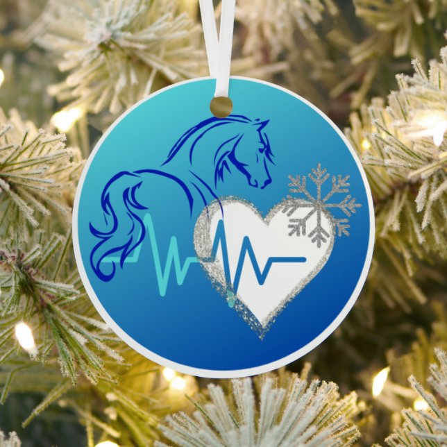 Ornement En Métal Winter Logo Multiple Ornament Options (Insitu)