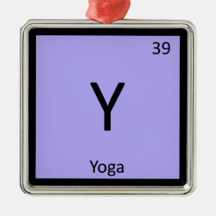 Ornement En Métal Y - Le yoga folâtre le symbole de Tableau