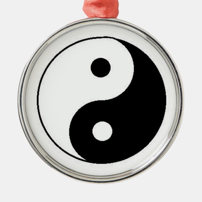 Ornement En Métal Yin Yang (Devant)