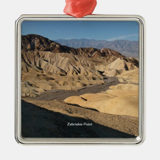 Ornement En Métal Zabriskie Point - Death Valley (Californie) (Devant)