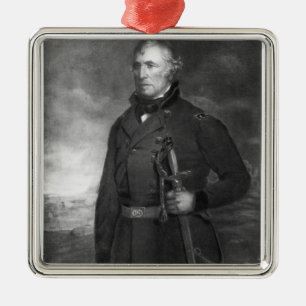 Ornement En Métal Zachary Taylor, 12ème président de l'état uni