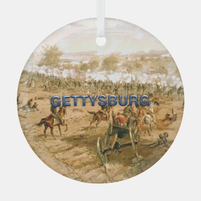 Ornement en verre ABH Gettysburg (Recto)