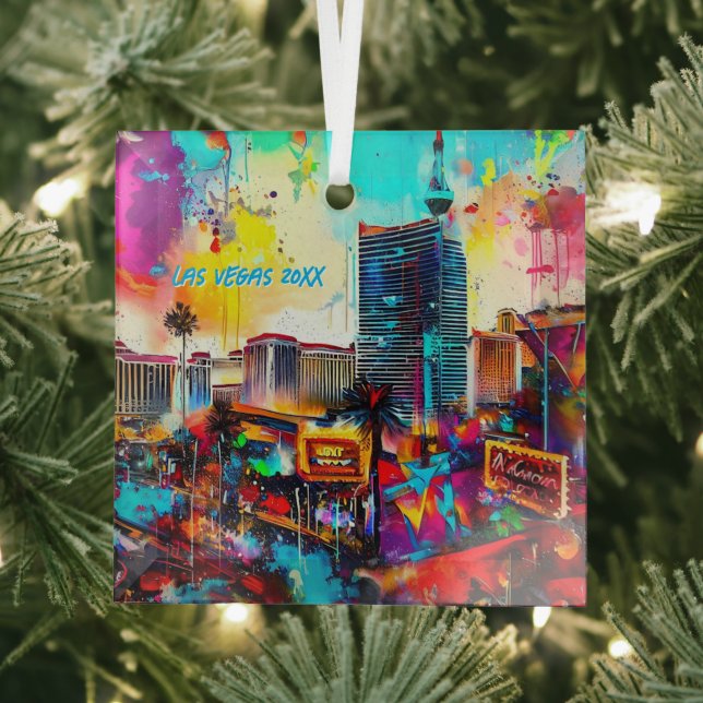 Ornement En Verre Art moderne Las Vegas (Insitu)