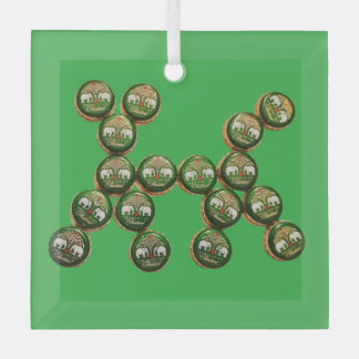 Ornement En Verre ​🐶 Authentic Chang Beer Cap Dog