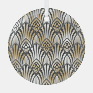 Ornement En Verre Baroque vintage : Motif sans fil ornemental