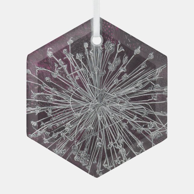 Ornement En Verre Belle mauvaise herbe (Recto)