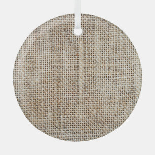 Ornement En Verre Burlap Hessian Arrière - plan Texture