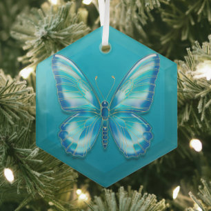 Ornement En Verre Butterfly 