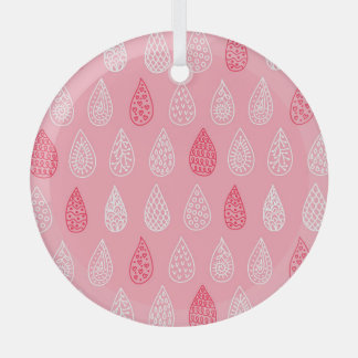 Ornement En Verre Canicule : motif vintage