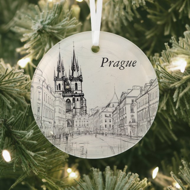 Ornement En Verre Carreaux de céramique vintage Prague (Insitu)