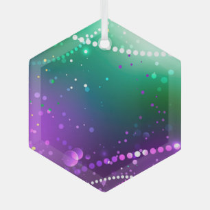 Ornement En Verre Carthagène Solive Purple