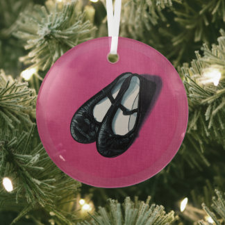 Ornement En Verre Chaussures de danse