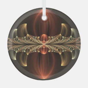 Ornement En Verre Construction d'Imaginaires Art Fractal Abstrait br