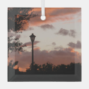 Ornement En Verre Coucher de soleil Stormy Texas